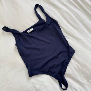 Aritzia (Babaton) Navy Blue Body Suit